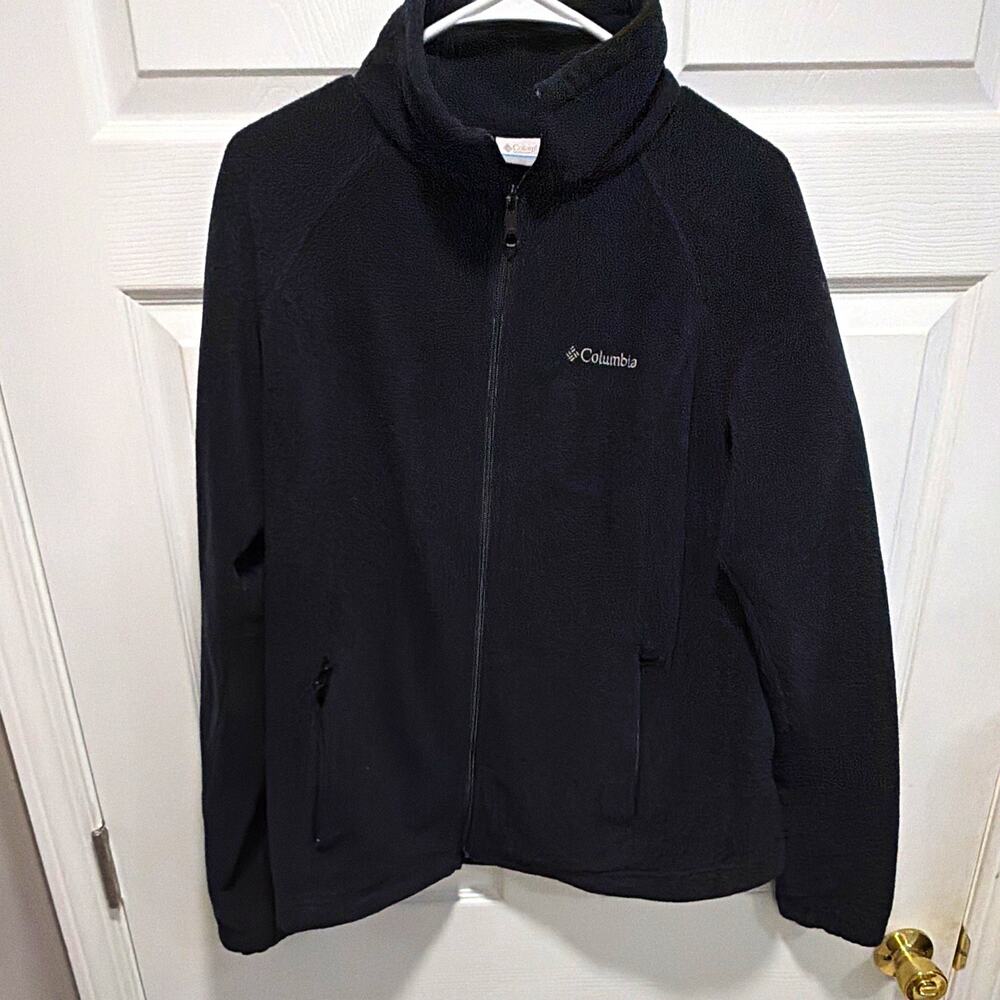 Columbia Women’s XL Full-Zip Fleece Jacket – Charcoal Gray